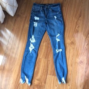 Express Ankle Legging Mid Rise Jeans